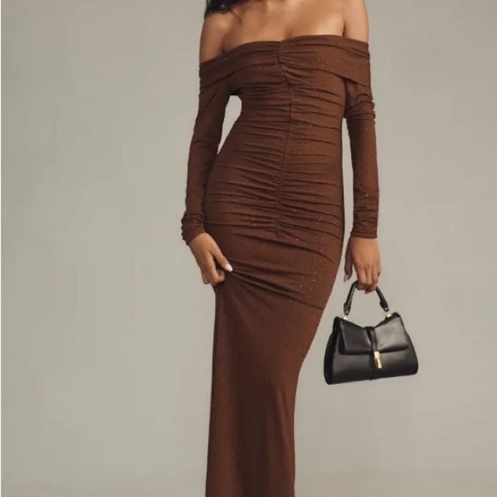 BARDOT ARTURA DIAMANTE MAXI DRESS